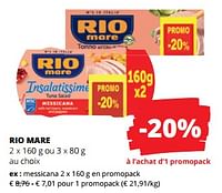 Promotions Messicana - Rio Mare - Valide de 06/06/2024 à 19/06/2024 chez Spar (Colruytgroup)