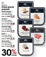Promotions Crème glacée premium vanille bourbon - sanissimo - Valide de 06/06/2024 à 24/06/2024 chez Sligro