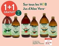 Promotions Jus d`aloe vera gingembre+curcuma - Produit maison - Holland & Barrett - Valide de 10/06/2024 à 07/07/2024 chez Holland & Barret