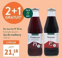 Promotions Jus de cranberry - Produit maison - Holland & Barrett - Valide de 10/06/2024 à 07/07/2024 chez Holland & Barret