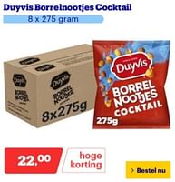 Promoties Duyvis borrelnootjes cocktail - Duyvis - Geldig van 10/06/2024 tot 16/06/2024 bij Bol.com
