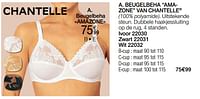 Promoties Beugelbeha amazone van chantelle - Chantelle - Geldig van 01/06/2024 tot 16/06/2024 bij Damart