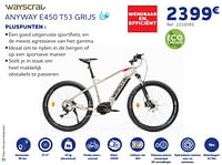 Mountainbikes anyway e450 t53 grijs-Wayscrall