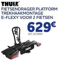 Promoties Fietsendrager platform trekhaakmontage e-flexy - Thule - Geldig van 05/06/2024 tot 20/08/2024 bij Auto 5