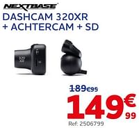 Dashcam 320xr + achtercam + sd-Nextbase