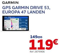 Promoties Garmin gps garmin drive 53, europa 47 landen - Garmin - Geldig van 05/06/2024 tot 20/08/2024 bij Auto 5