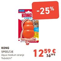 Promoties Kong speeltje aqua medium oranje - Kong - Geldig van 12/06/2024 tot 23/06/2024 bij Tom&Co