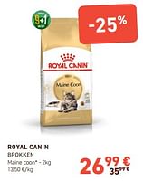 Promoties Royal canin brokken maine coon - Royal Canin - Geldig van 12/06/2024 tot 23/06/2024 bij Tom&Co
