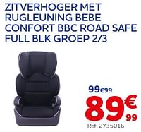 Zitverhoger met rugleuning bebe confort bbc road safe full blk-Huismerk - Auto 5 