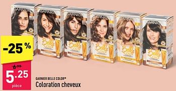 Promotions Coloration cheveux - Garnier - Valide de 22/06/2024 à 28/06/2024 chez Aldi