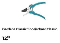 Promoties Gardena classic snoeischaar classic - Gardena - Geldig van 13/06/2024 tot 16/06/2024 bij Plein