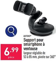 Promotions Support pour smartphone à ventouse - AutoXS - Valide de 22/06/2024 à 23/06/2024 chez Aldi
