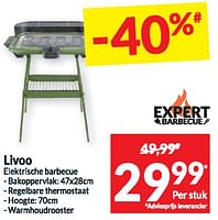 Promoties Livoo elektrische barbecue - Livoo - Geldig van 11/06/2024 tot 16/06/2024 bij Intermarche