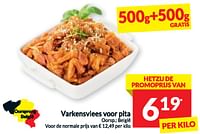 Promoties Varkensvlees voor pita - Huismerk - Intermarche - Geldig van 11/06/2024 tot 16/06/2024 bij Intermarche