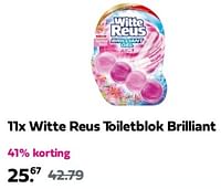Promoties Witte reus toiletblok brilliant - Witte reus - Geldig van 13/06/2024 tot 16/06/2024 bij Plein