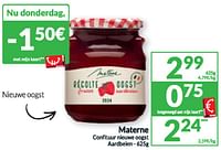 Promoties Materne confituur nieuwe oogst aardbeien - Materne - Geldig van 11/06/2024 tot 16/06/2024 bij Intermarche