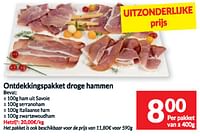 Promoties Ontdekkingspakket droge hammen - Huismerk - Intermarche - Geldig van 11/06/2024 tot 16/06/2024 bij Intermarche