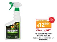Promotions Herbistop spray desherbant - Compo - Valide de 12/06/2024 à 17/06/2024 chez Trafic