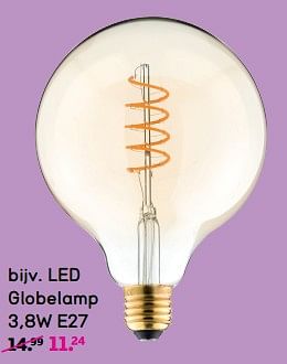 Promoties Led globelamp - Huismerk - Leen Bakker - Geldig van 10/06/2024 tot 23/06/2024 bij Leen Bakker
