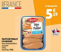Promoties Filets de poulet le gaulois - Le Gaulois - Geldig van 11/06/2024 tot 16/06/2024 bij Auchan