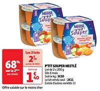 Promoties P`tit souper nestlé - Nestlé - Geldig van 11/06/2024 tot 16/06/2024 bij Auchan
