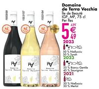 Promoties Domaine de terra vecchia île de beauté igp mp - Witte wijnen - Geldig van 11/06/2024 tot 07/08/2024 bij Cora