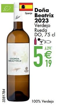 Doña beatriz 2023 verdejo rueda do-Witte wijnen