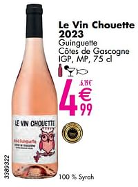Le vin chouette 2023 guinguette côtes de gascogne igp mp-Rosé wijnen