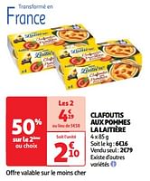 Promoties Clafoutis aux pommes la laitière - Nestlé - Geldig van 11/06/2024 tot 17/06/2024 bij Auchan