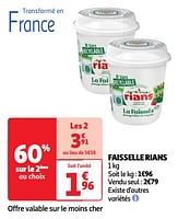 Promoties Faisselle rians - Rians - Geldig van 11/06/2024 tot 17/06/2024 bij Auchan