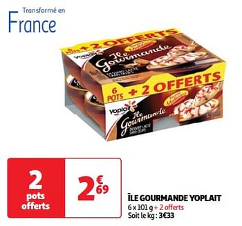 Promoties Île gourmande yoplait - Yoplait - Geldig van 11/06/2024 tot 17/06/2024 bij Auchan