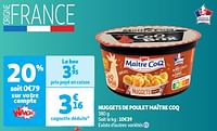 Promoties Nuggets de poulet maître coq - Maitre Coq - Geldig van 11/06/2024 tot 17/06/2024 bij Auchan
