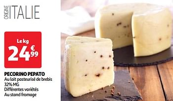 Promoties Pecorino pepato - Huismerk - Auchan - Geldig van 11/06/2024 tot 17/06/2024 bij Auchan