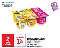 Promoties Riz au lait la laitière - Nestlé - Geldig van 11/06/2024 tot 17/06/2024 bij Auchan