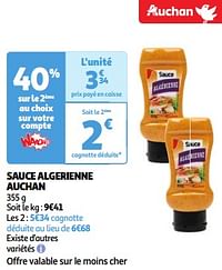 Sauce algerienne auchan-Huismerk - Auchan