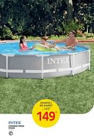 Promoties Zwembad prism frame - Intex - Geldig van 12/06/2024 tot 24/06/2024 bij Brico