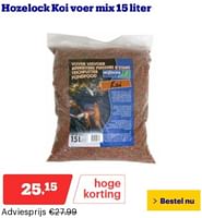 Promoties Hozelock koi voer mix - Hozelock - Geldig van 10/06/2024 tot 16/06/2024 bij Bol.com