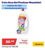 Promoties Color reus gel vloeibaar wasmiddel - Witte reus - Geldig van 10/06/2024 tot 16/06/2024 bij Bol.com