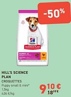 Promotions Hill`s science plan croquettes puppy small + mini - Hill's - Valide de 12/06/2024 à 23/06/2024 chez Tom&Co