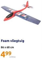 Promoties Foam vliegtuig - Huismerk - Action - Geldig van 12/06/2024 tot 18/06/2024 bij Action