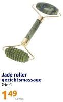 Promoties Jade roller gezichtsmassage - Huismerk - Action - Geldig van 12/06/2024 tot 18/06/2024 bij Action