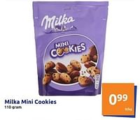 Promoties Milka mini cookies - Milka - Geldig van 12/06/2024 tot 18/06/2024 bij Action