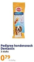 Promoties Pedigree hondensnack dentastix - Pedigree - Geldig van 12/06/2024 tot 18/06/2024 bij Action