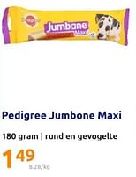 Promoties Pedigree jumbone maxi - Pedigree - Geldig van 12/06/2024 tot 18/06/2024 bij Action