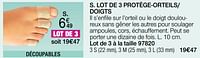 Promotions Lot de 3 protège-orteils- doigts - Epitact - Valide de 01/06/2024 à 16/06/2024 chez Damart