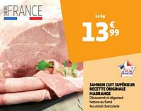 Promoties Jambon cuit supérieur recette originale madrange - Madrange - Geldig van 11/06/2024 tot 17/06/2024 bij Auchan