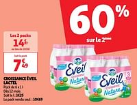 Promoties Croissance éveil lactel - Lactel - Geldig van 11/06/2024 tot 17/06/2024 bij Auchan