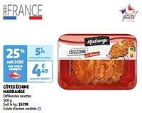 Promoties Côtes échine madrange - Madrange - Geldig van 11/06/2024 tot 17/06/2024 bij Auchan
