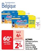 Promoties Actimel différents parfums - Danone - Geldig van 11/06/2024 tot 17/06/2024 bij Auchan