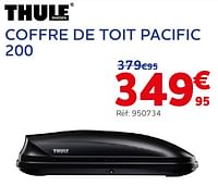 Promotions Coffre de toit pacific 200 - Thule - Valide de 05/06/2024 à 20/08/2024 chez Auto 5